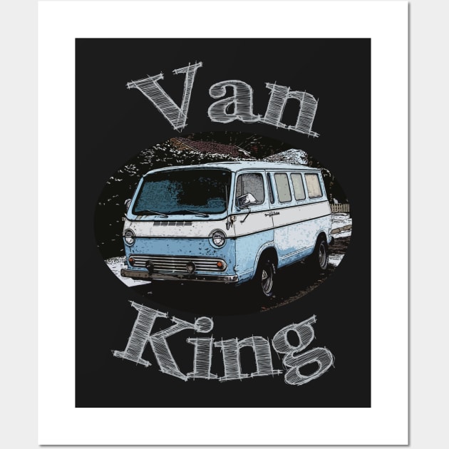 Van King by Basement Mastermind Wall Art by BasementMaster